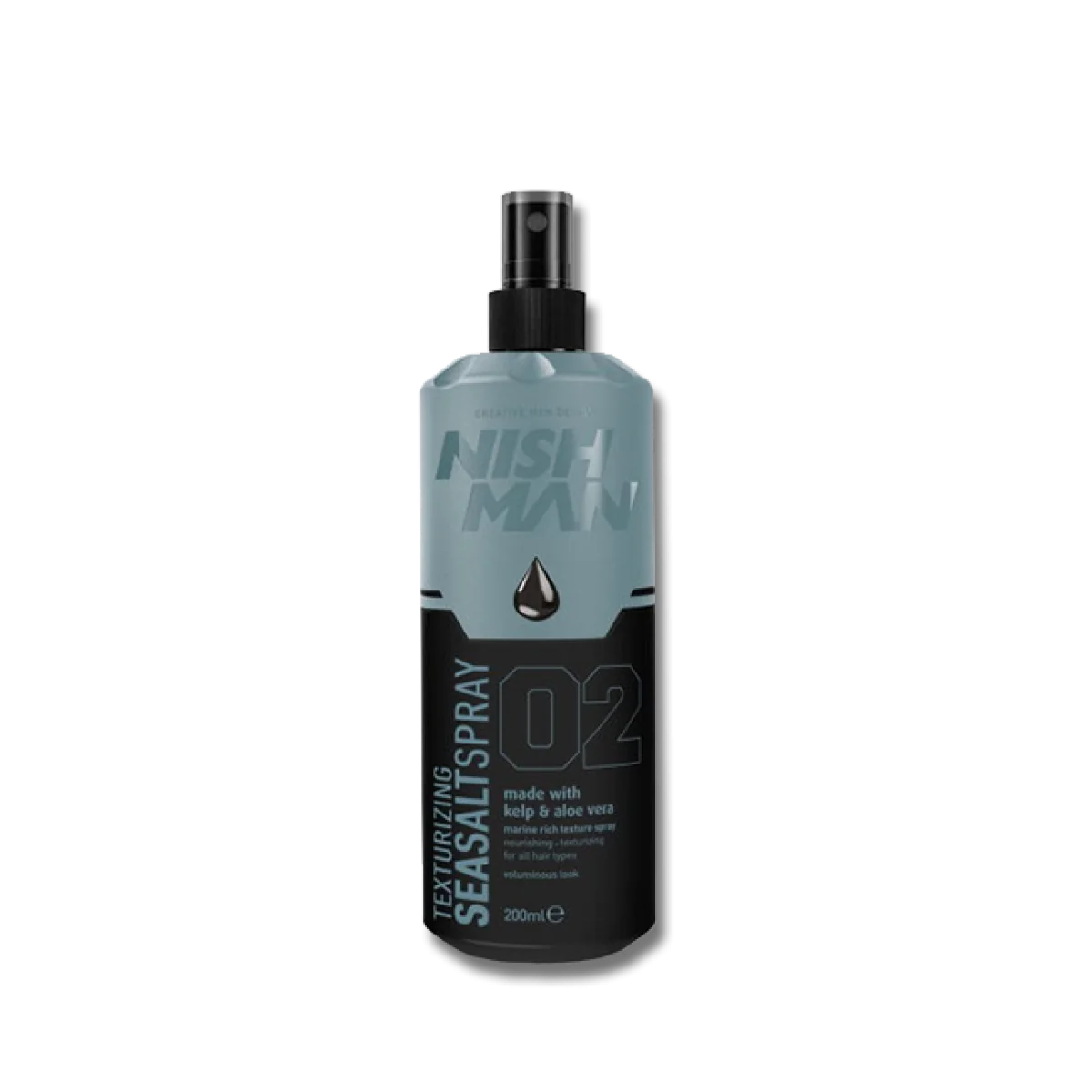 Soľný matny sprej na vlasy Nishman Kelp & Aloe Vera Seasalt Spray 200ml