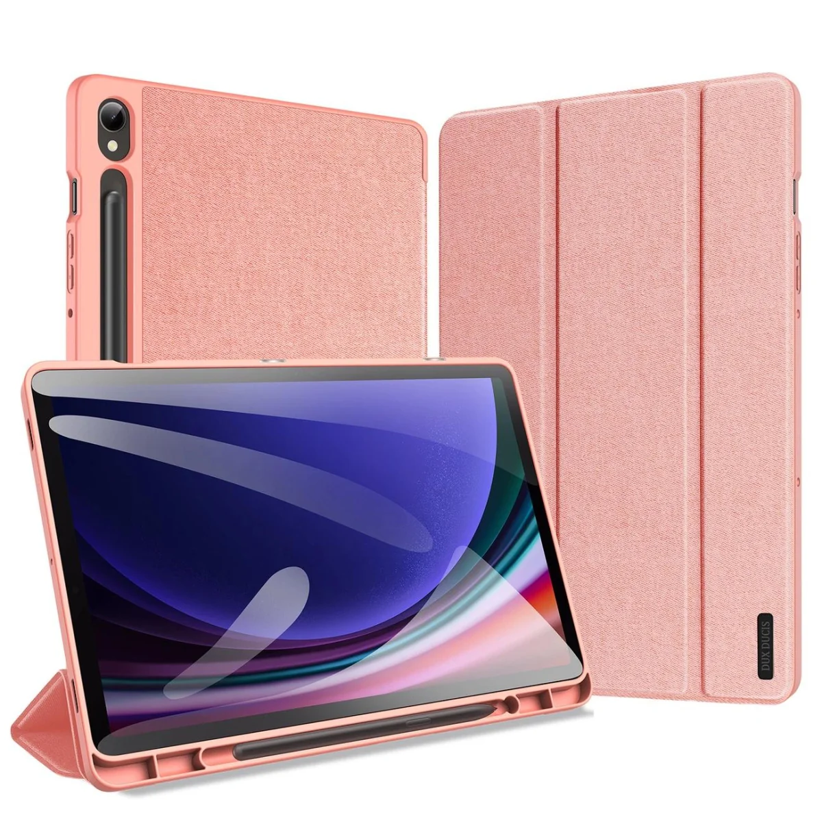 Dux Ducis Domo puzdro na Samsung Galaxy Tab S9 FE ružové