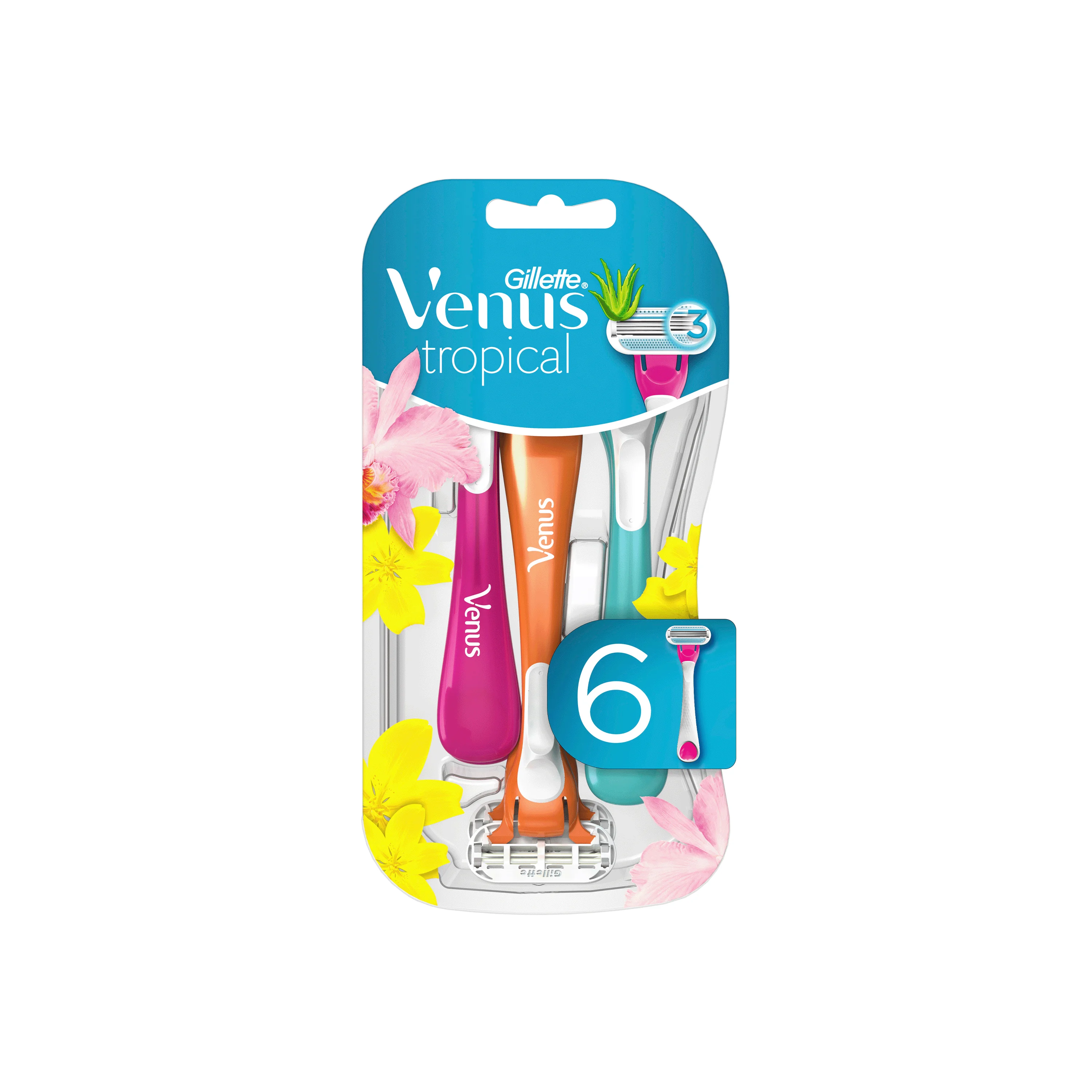 Gillette Venus Tropical jednorázové holiace strojčeky 6 ks