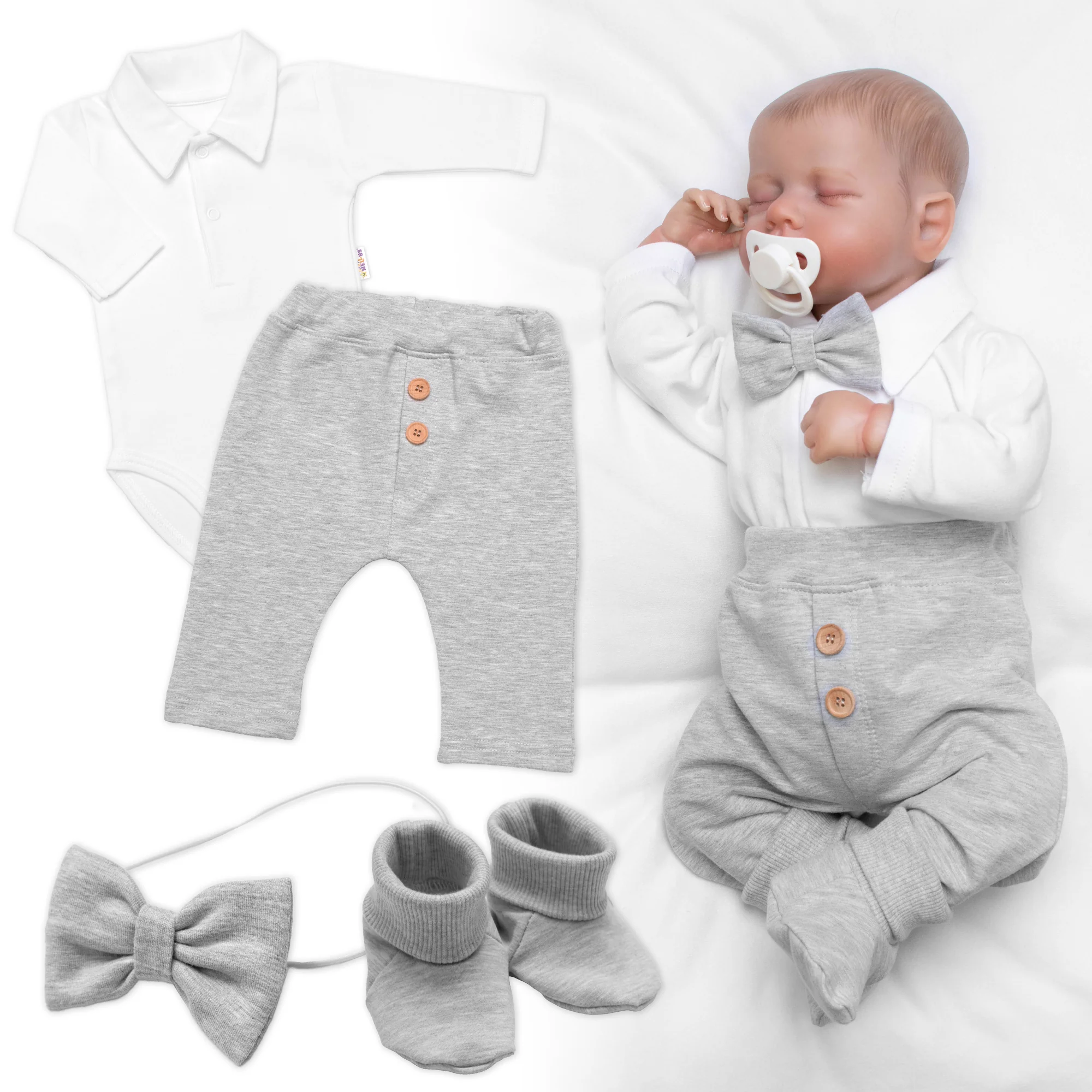 4D sada pre chlapčekov Baby Elegán