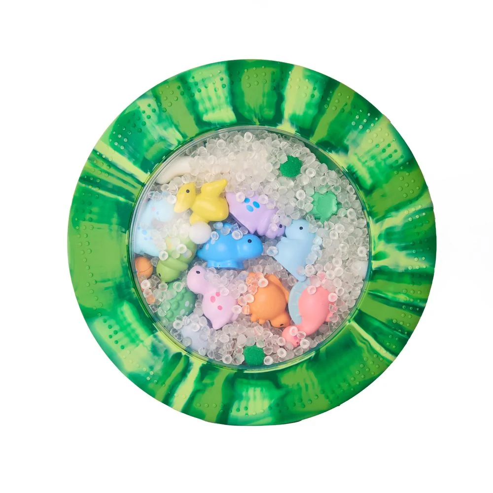 Senzorický disk Peekaboo dinosaurus