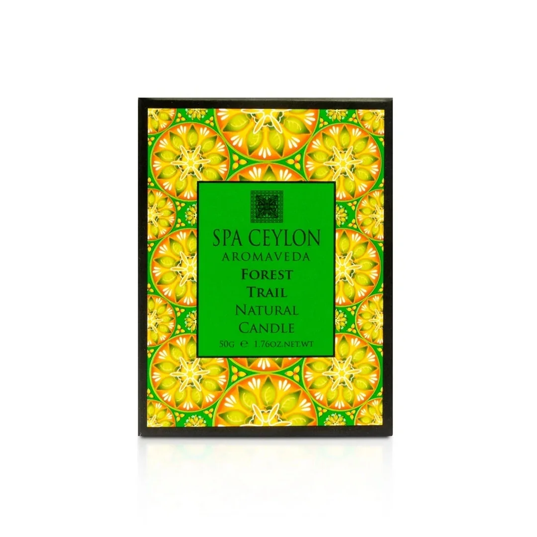 Prírodná aromatická sviečka Forest Trail 50 g, mäta