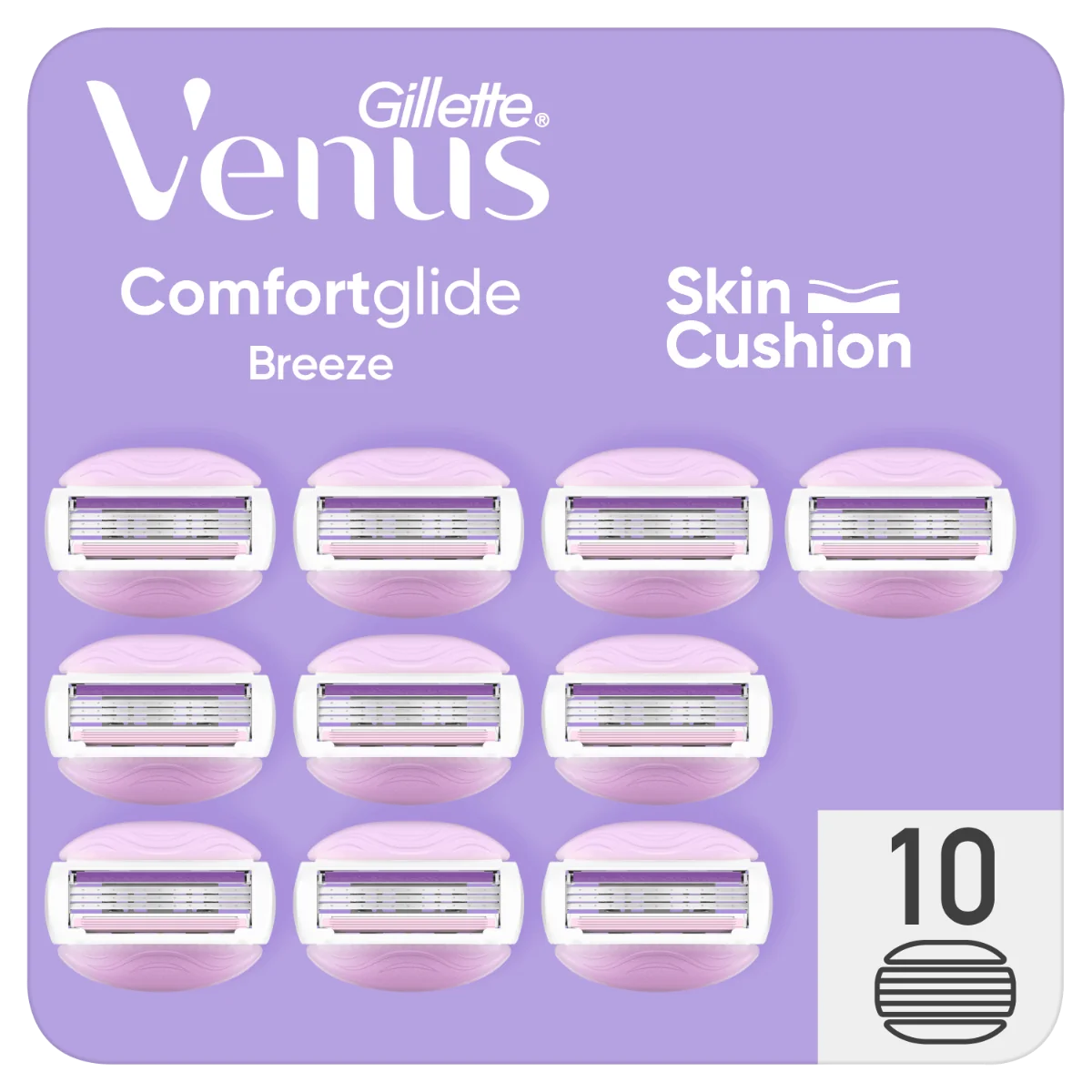 VENUS COMFORTGLIDE BREEZE HOLIACE HLAVICE 10KS 1×10 ks, náhradné holiace hlavice