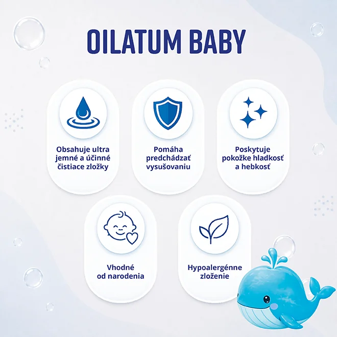 Oilatum Baby pena do kúpeľa 1×400 ml, pena do kúpeľa