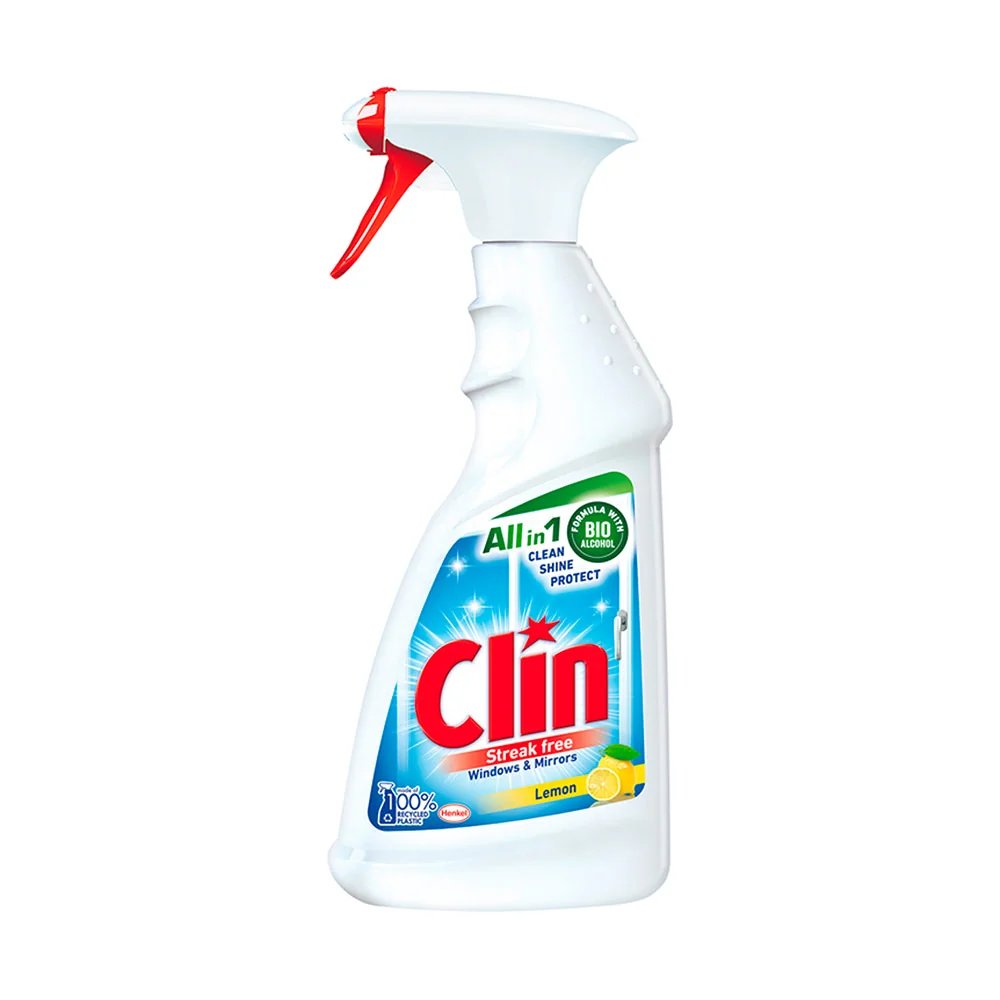 Clin čistič okien Lemon 1×500 ml, čistič okien