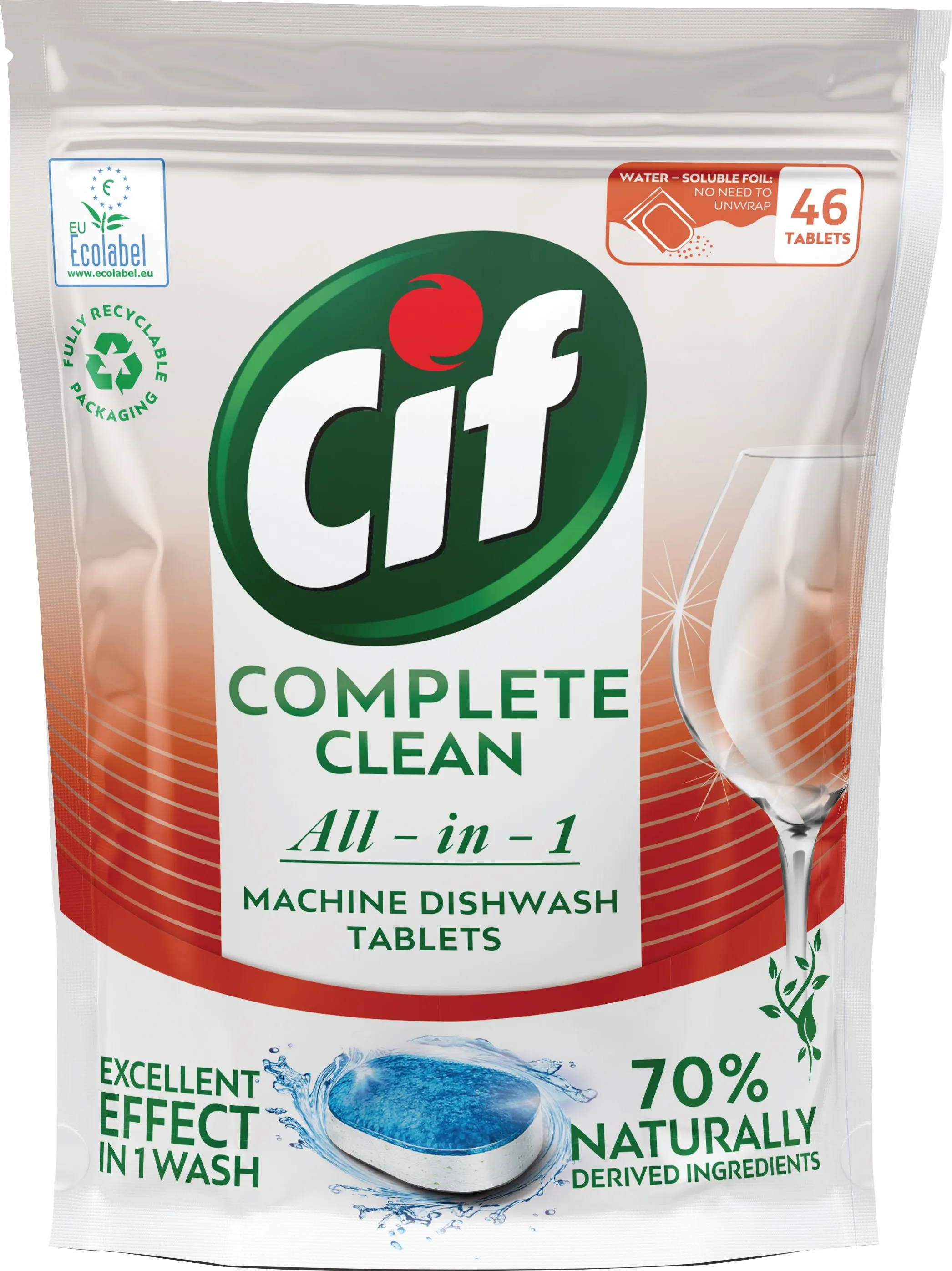 Cif XL Tablety do umývačky riadu Complete Clean All-in-1