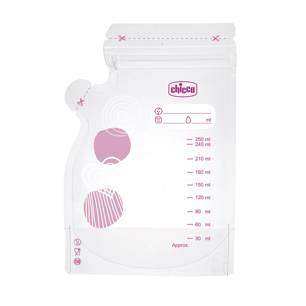 CHICCO Sáčky na materské mlieko 250 ml 30 ks 1×30 ks, sáčky na materské mlieko