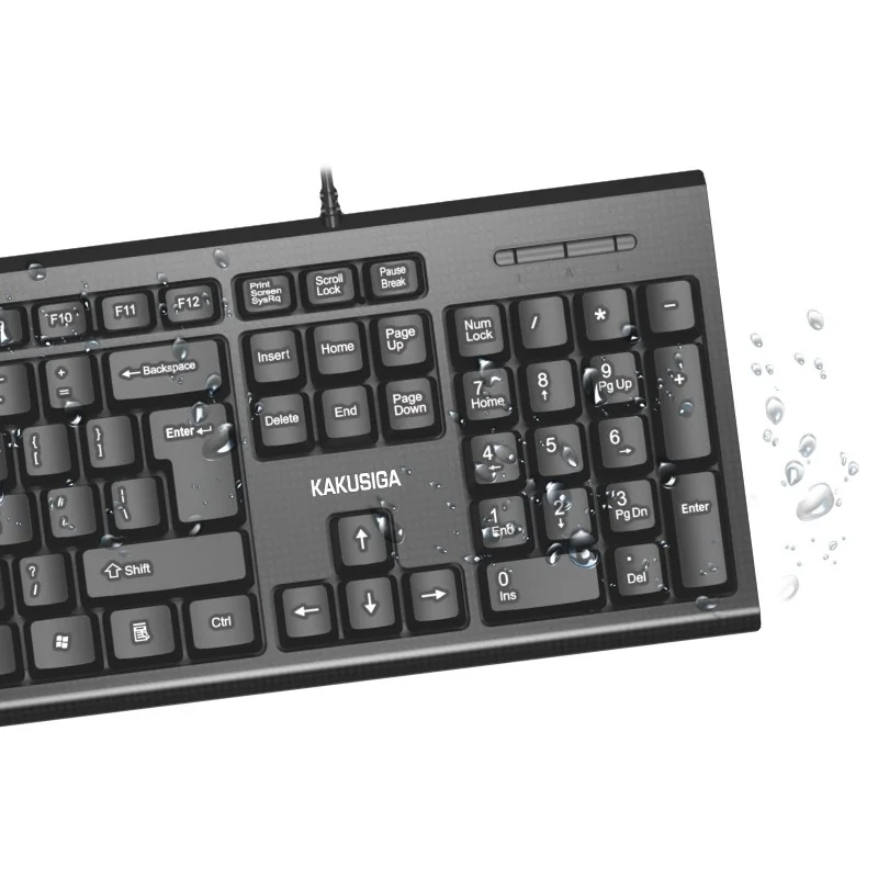 Káblová klávesnica - Čierna USB FullLayout Keyborad
