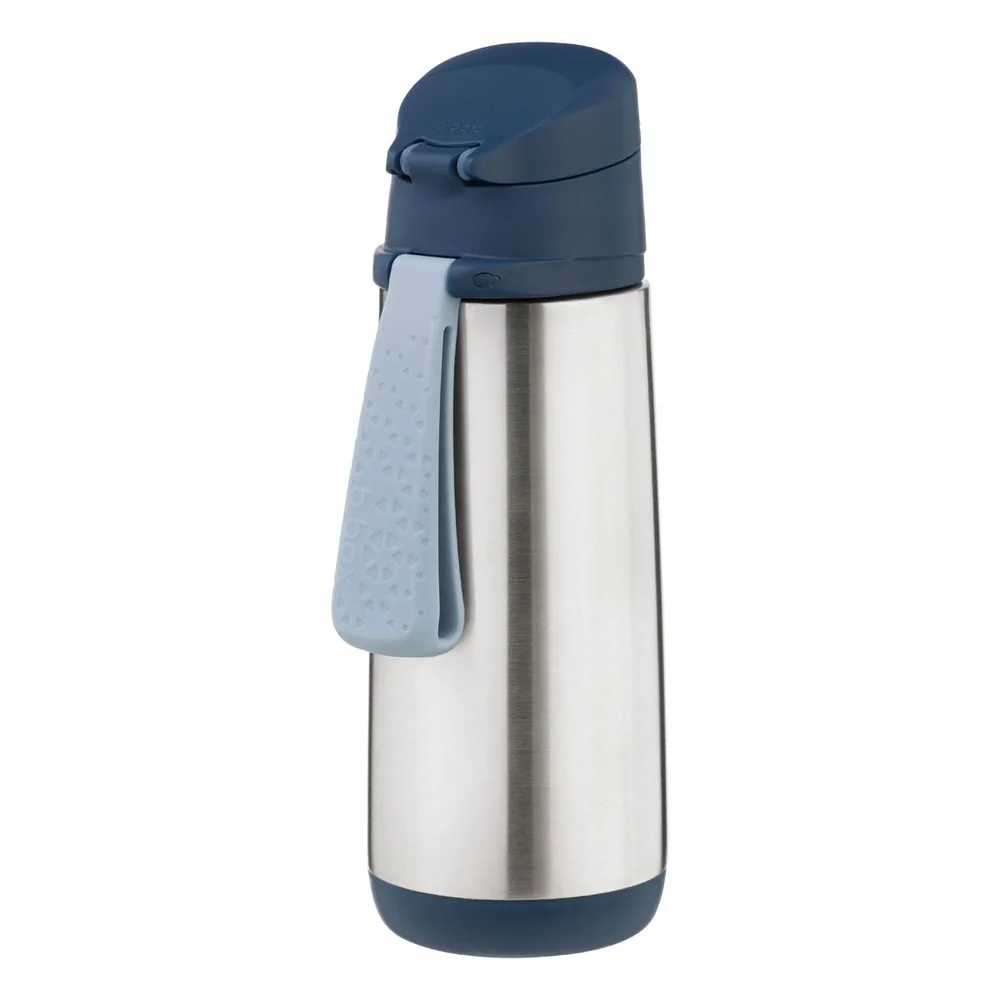 Športová termoska na pitie 500 ml midnight, nerezová oceľ