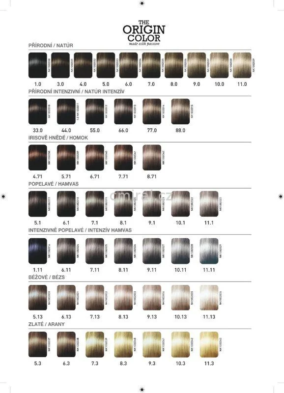 Maxima Nook THE ORIGIN LOOK 10.1 BLONDE Platinum ASH - permanentná krémová farba s nízkym obsahom amoniaku - platinovo-sivá Blond - 100 ml
