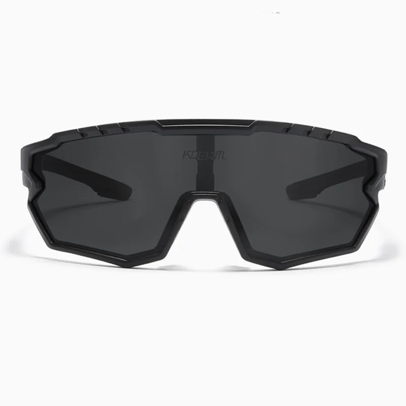 KDEAM Warren 01 cyklistické okuliare, Black / Black