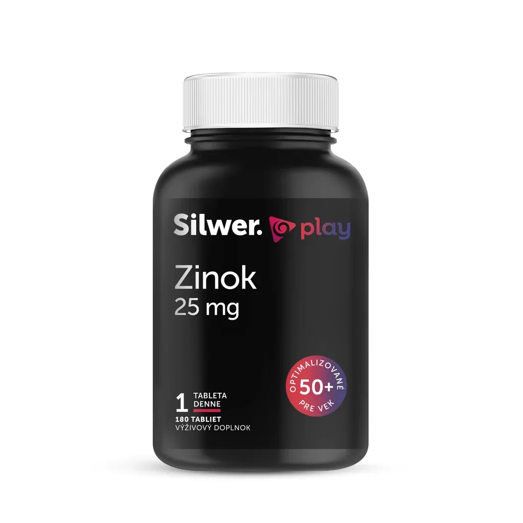 Silwer JOJ play Zinok 25 mg 180 tabliet. Imunita, zdravé kosti, vlasy a nechty.