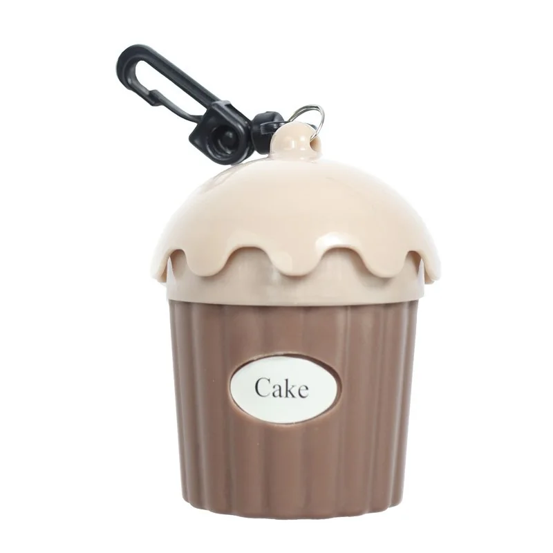 Zásobník na sáčky pre psov na výkaly muffin, hnedá