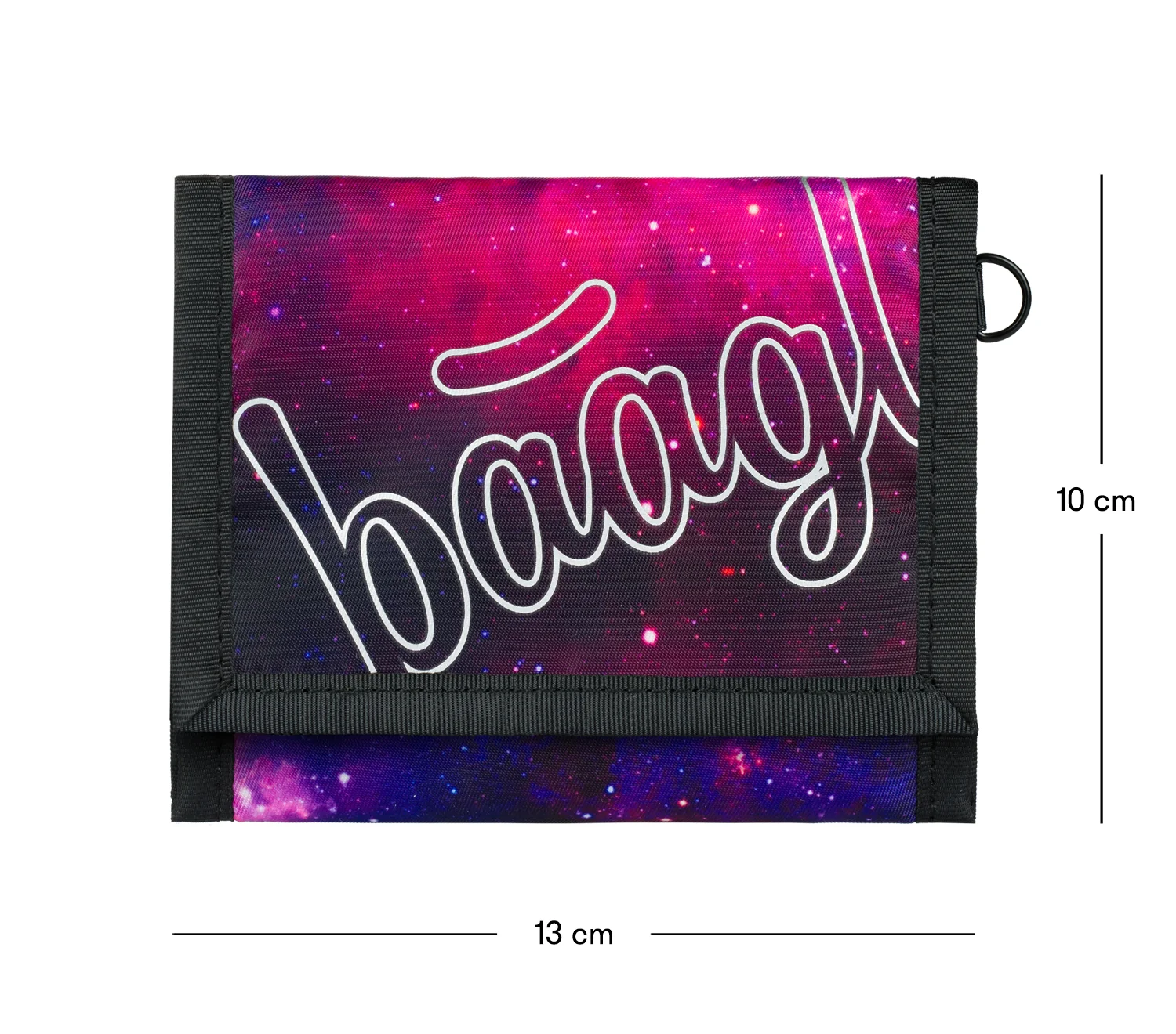Peňaženka Galaxy fialová Kožená, na zips