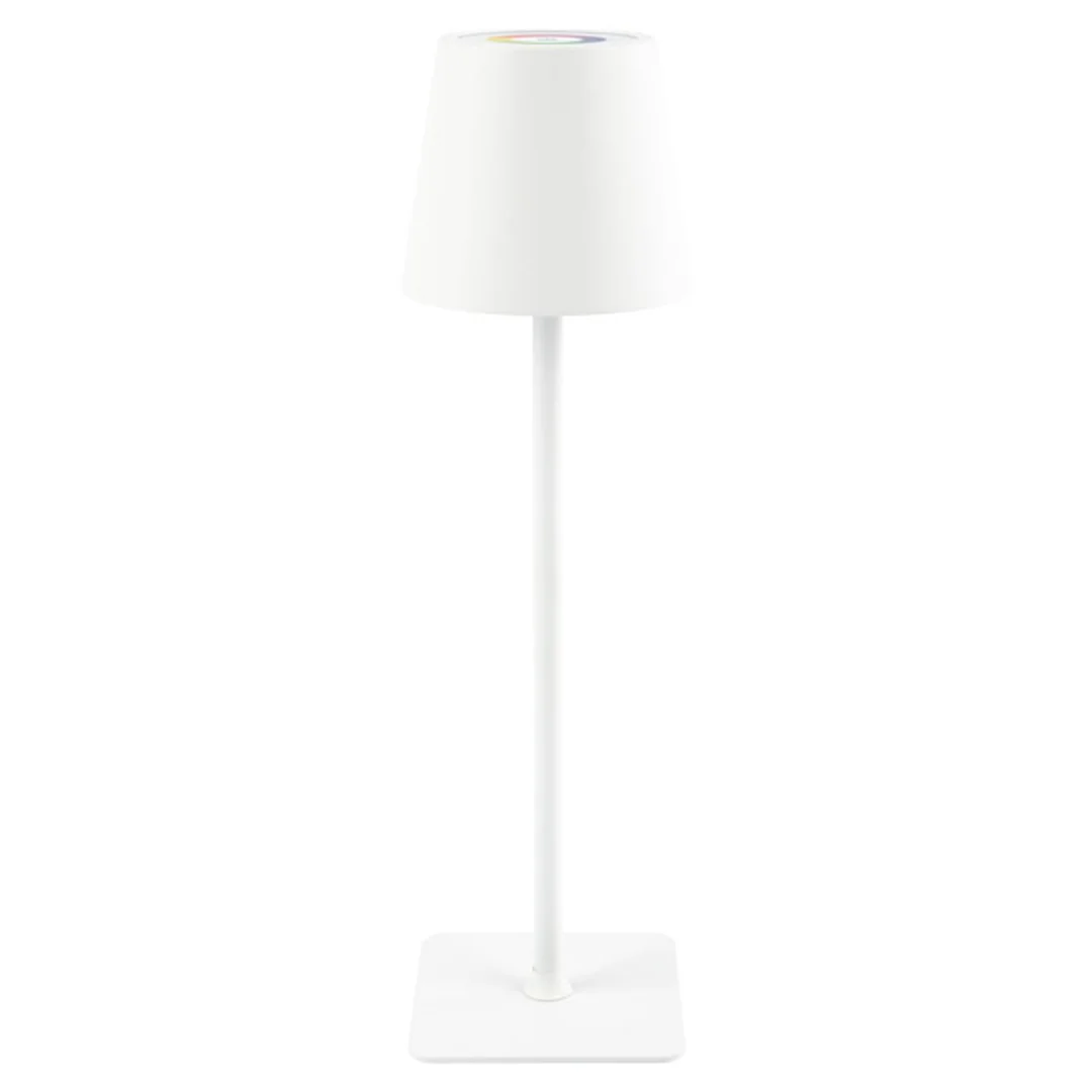 Classbach TL 4025 LED dobíjacia stolová lampa, biela, USB‑C, RGB, IPX