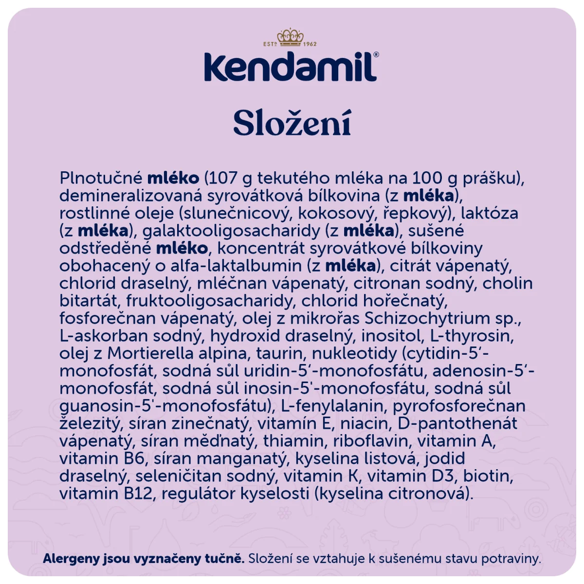 Kendamil Premium Box 1 1×600 g, dojčenská výživa