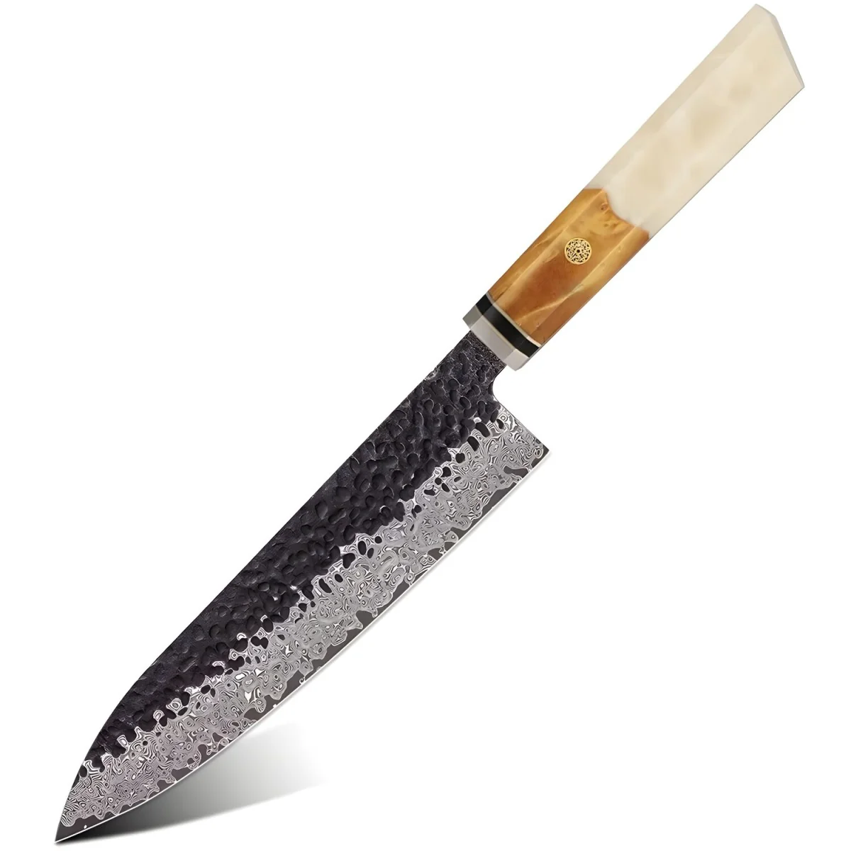Damaškový kuchynský nôž Airi-Chef Chef, oceľ VG-10
