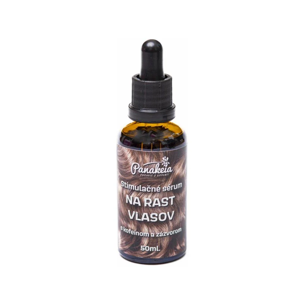 Stimulačné sérum na rast vlasov s kofeínom a zázvorom 50ml