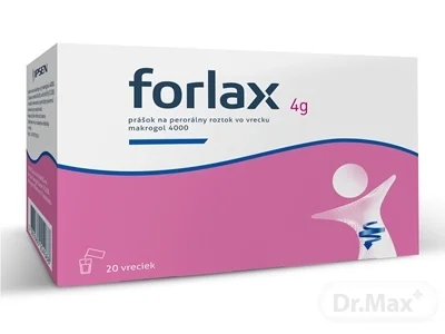 FORLAX 4 g 20×4 g, liek na zápchu