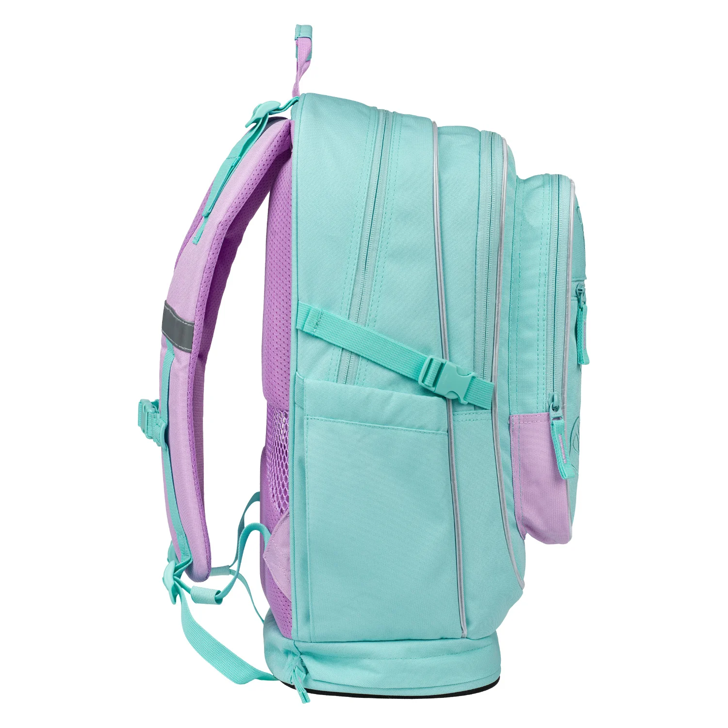 Baagl školský batoh Cubic Sweet mentolovo-fialový 2-stupňový, ergonomický