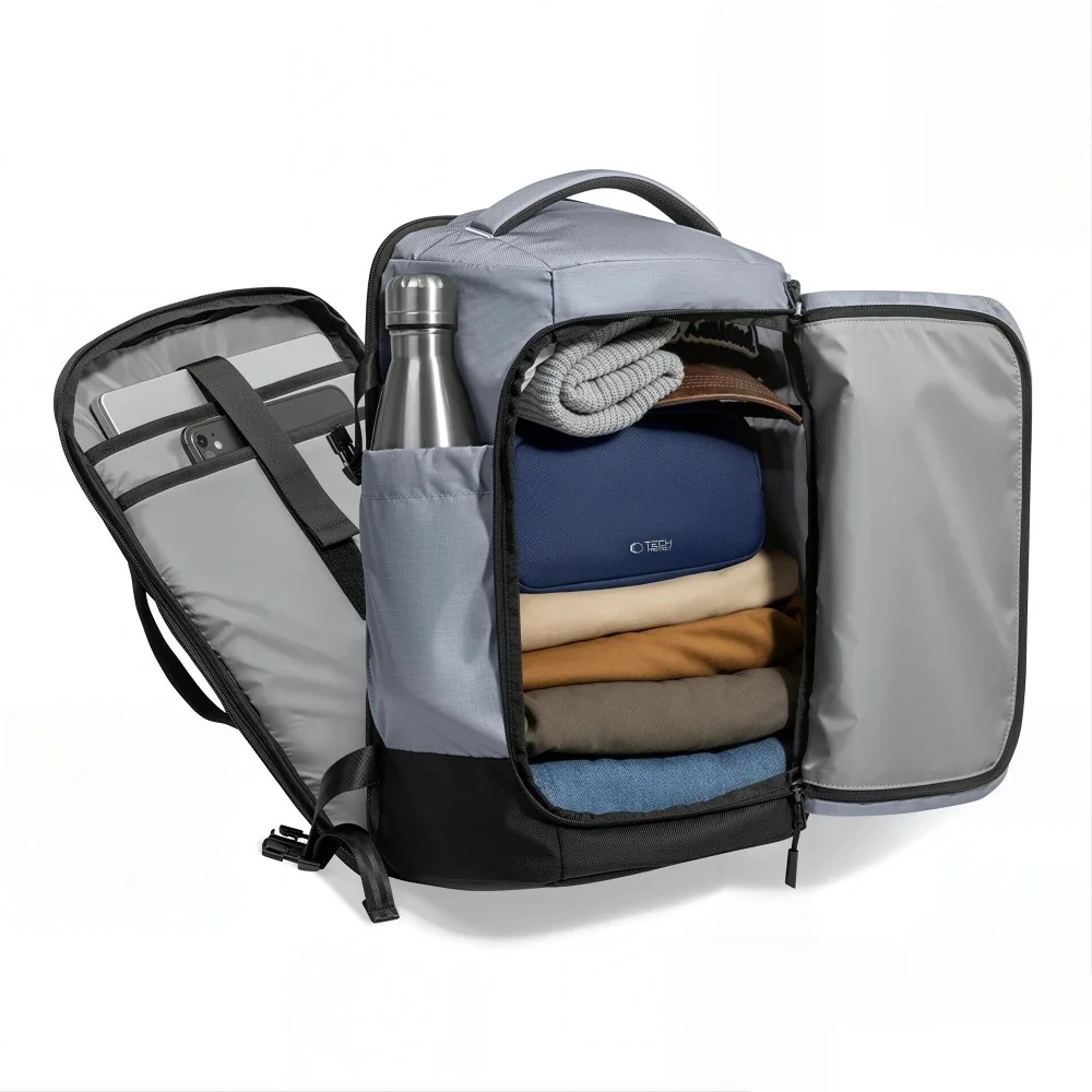 Tech-Protect S70 Cabin cestovný batoh 24L 40x30x20cm, šedý