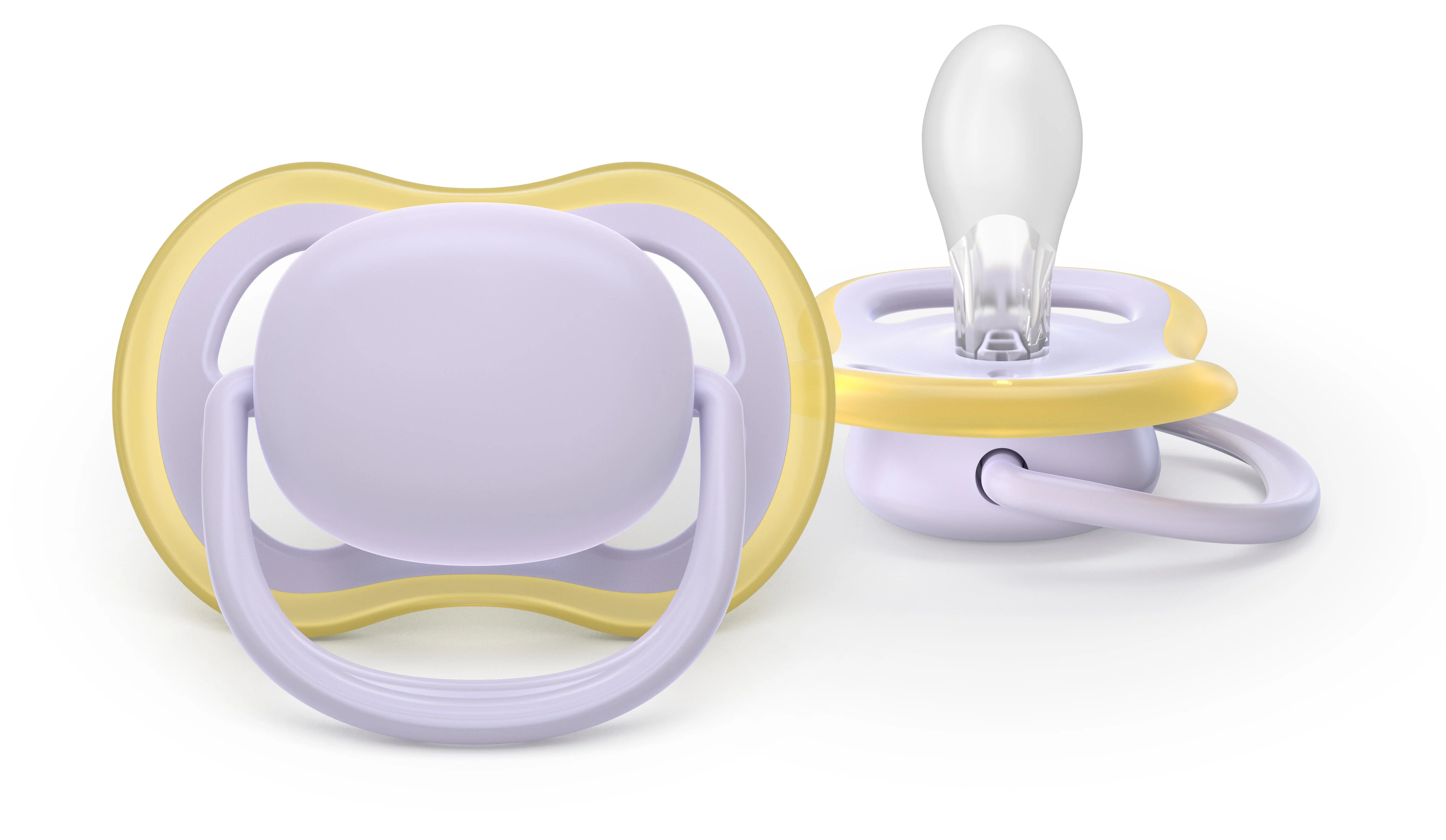 Philips AVENT - Cumlík Ultra air SCF087/03, 0-6 m, dievča, fialová/zelená 2 ks