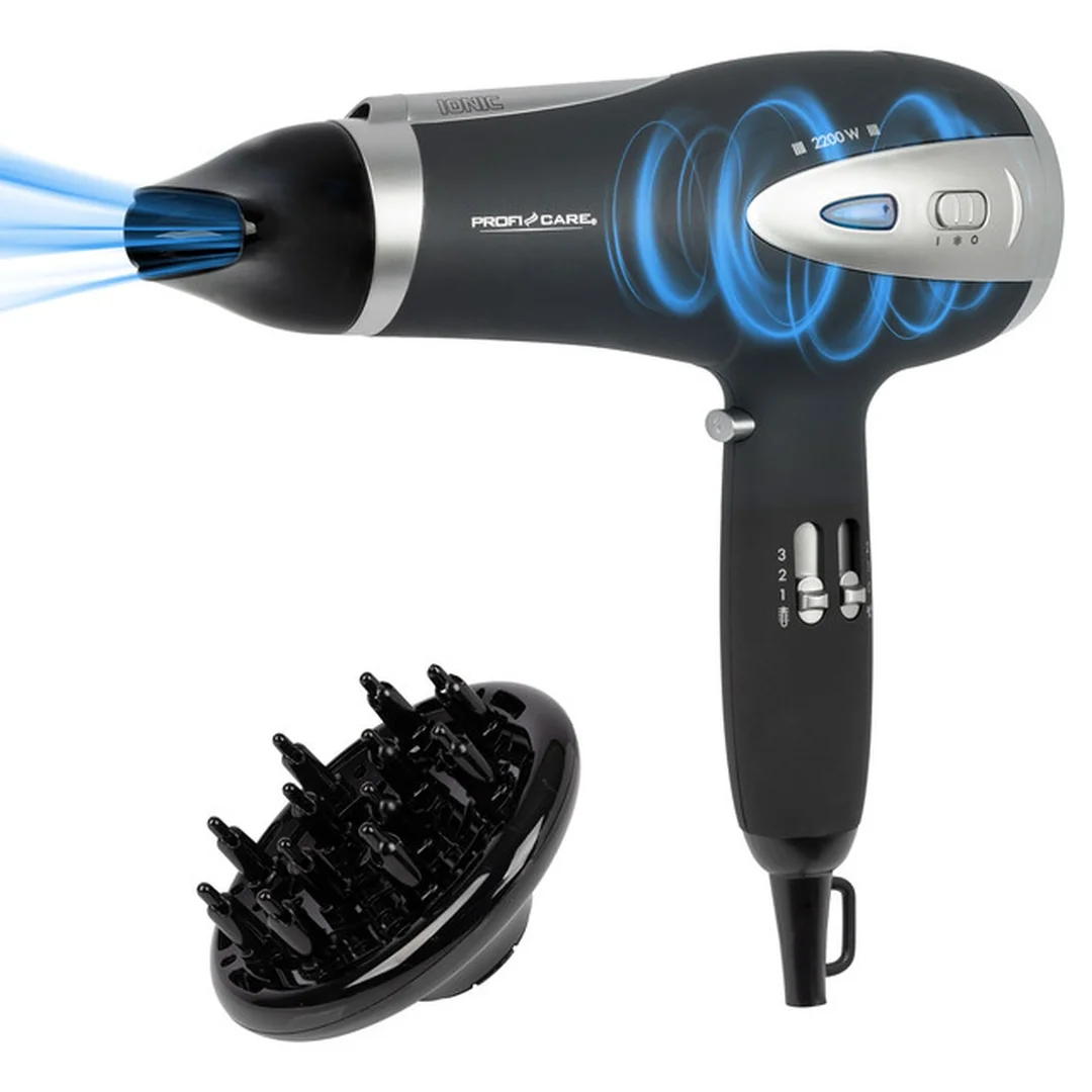 ProfiCare HTD 3113 sušič vlasov 2200 W, ionizácia, čierny