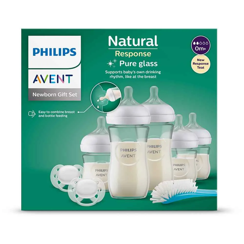 Philips AVENT Sada novorodenecká štartovacia Natural Response, sklo 1×1 set, novorodenecká sada