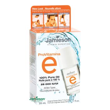 JAMIESON ProVitamina 100% čistý vitamín E olej 1×28 ml, olej proti príznakom starnutia