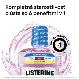 LISTERINE® TOTAL CARE MILD BEZ ALKOHOLU 1000 ml