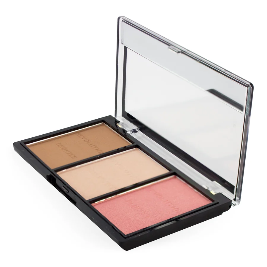 Revolution Ultra Sculpt & Contour Kit Ultra Fair C01 paletka na tvár 1×1 ks, paletka na tvár