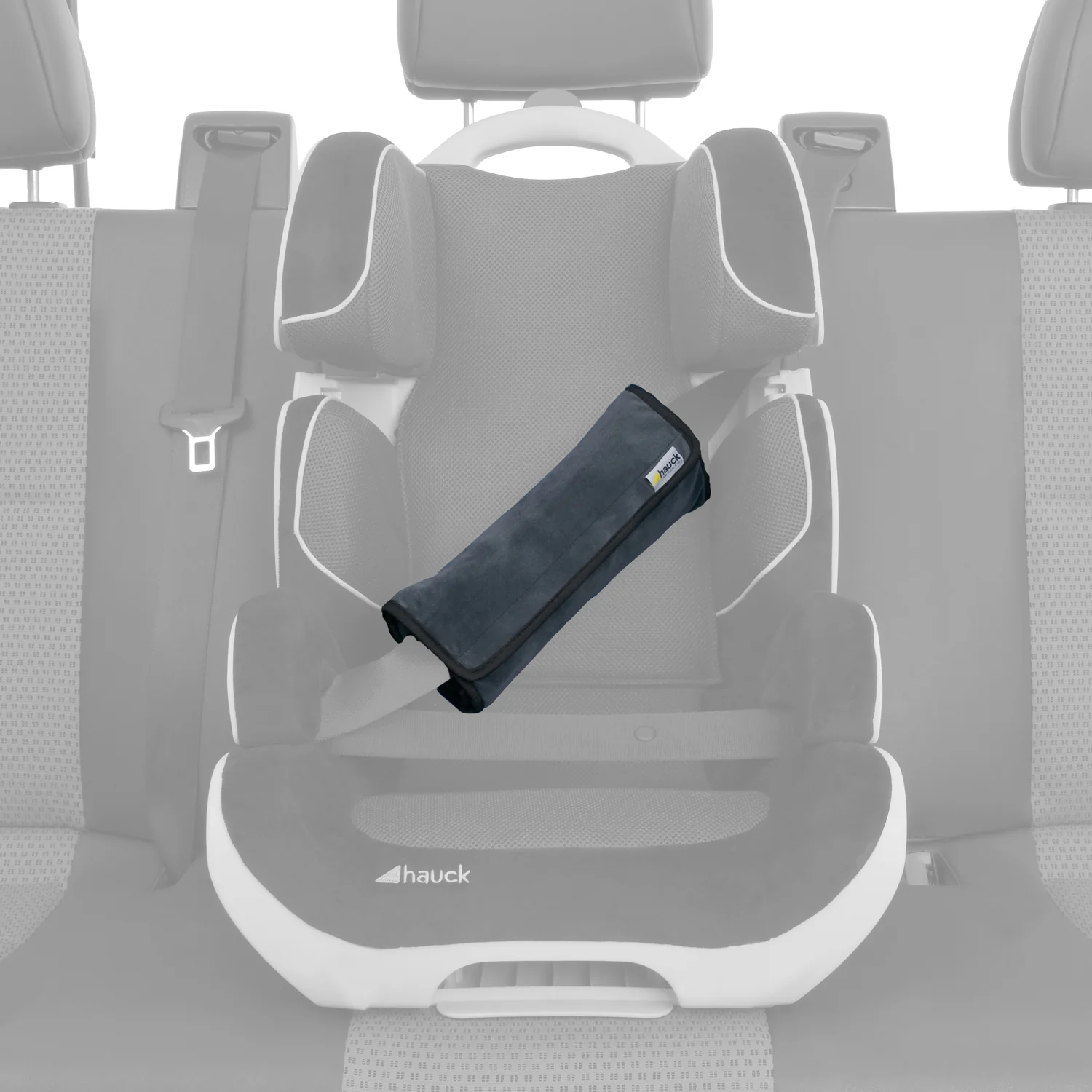 Hauck Cushion Me polstrovanie na bezpečnostný pás, šedé