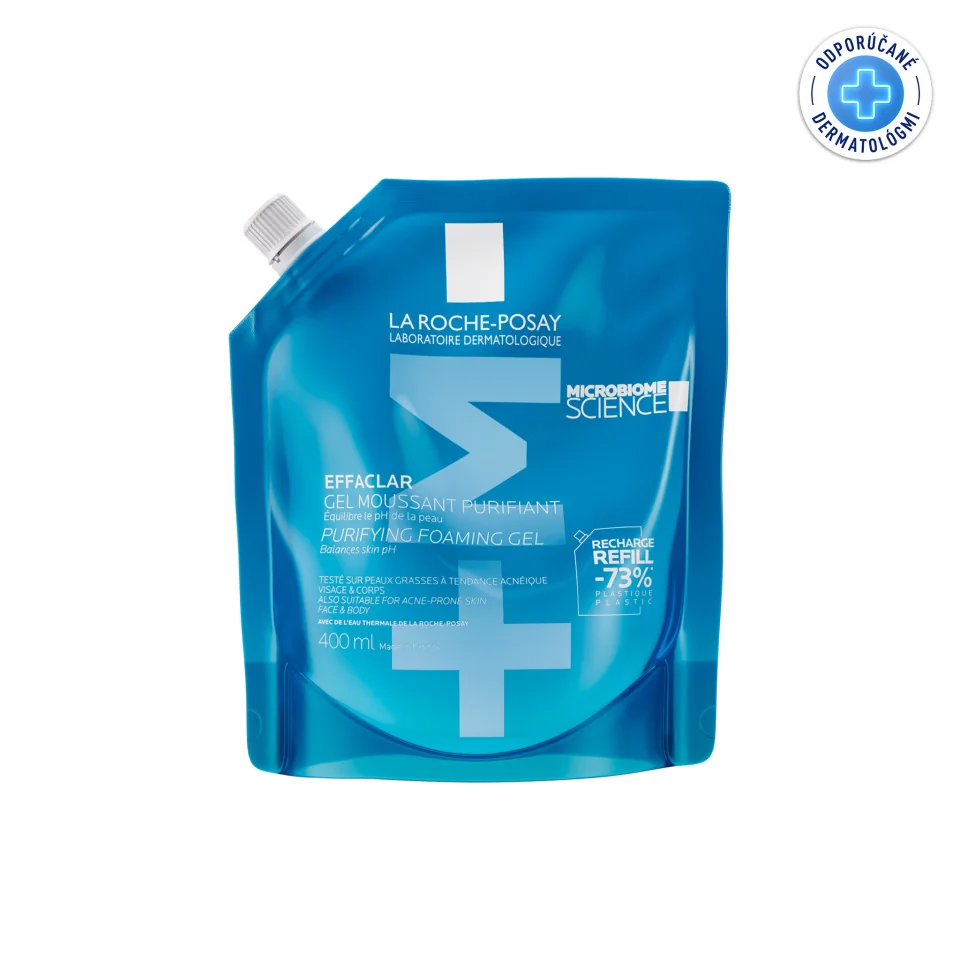 LA ROCHE-POSAY Effaclar čisticí pěnící gel - NÁPLŇ 400 ml