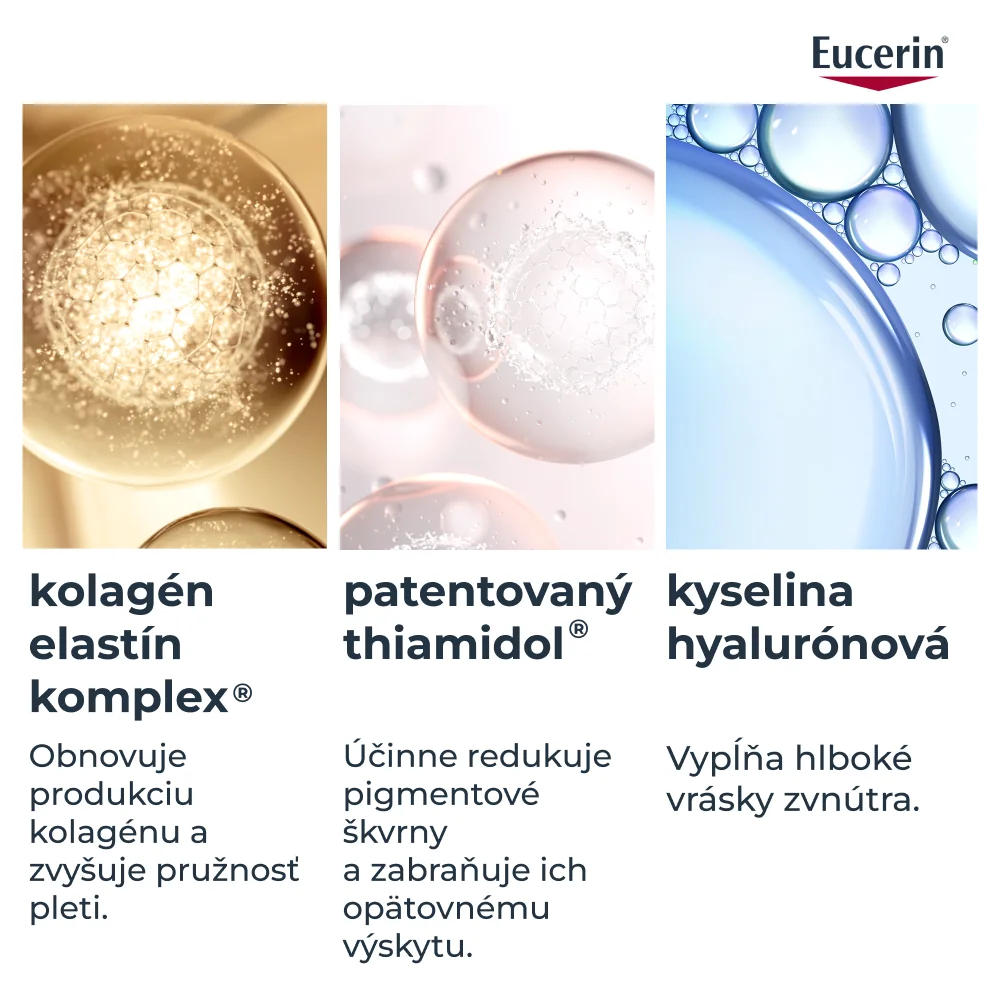 Eucerin HYALURON-FILLER + ELASTICITY Nočný krém 1×50 ml, vyplnenie vrások
