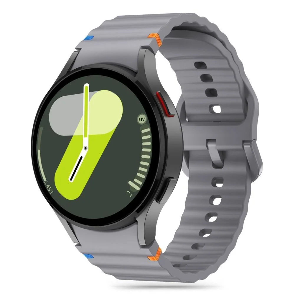 Tech-Protect Silicone Sport remienok na Samsung Galaxy Watch 4 / 5 / 5 Pro / 6 / 7 / FE, crayon grey Pro / 6 / 7 / FE, crayon grey