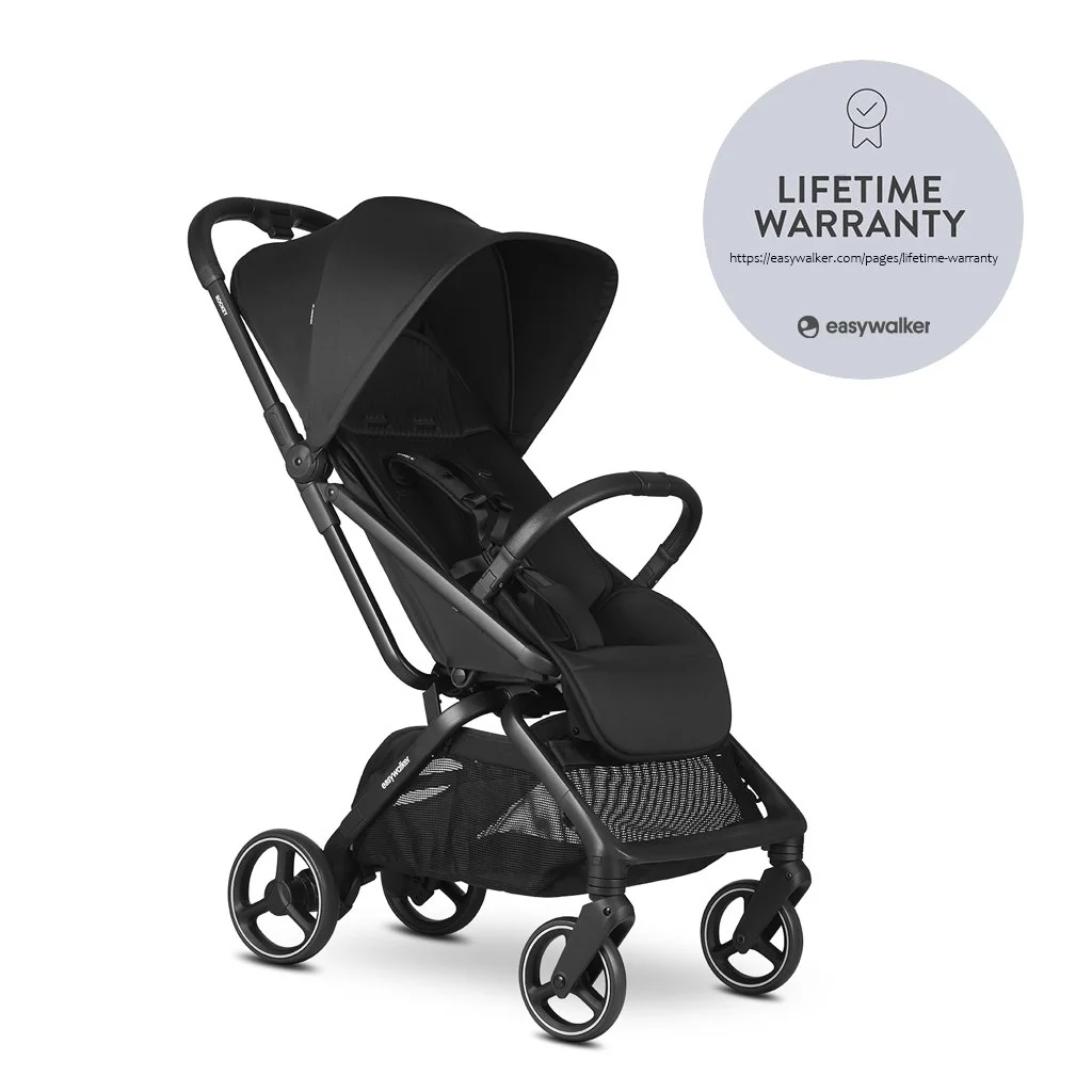 Easywalker Rockey M športový kočík Pure Black