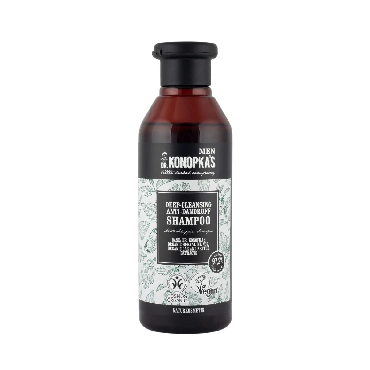 Pánsky hĺbkovo čistiaci šampón proti lupinám - 280 ml - Dr. Konopka's