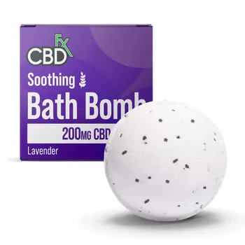 CBDfx Bath Bomb - Soothing 1×1 ks, s obsahom CBD