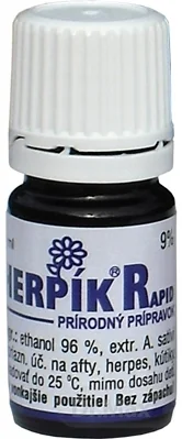 HERPIK RAPID 9% 1×5 ml, kožné tonikum