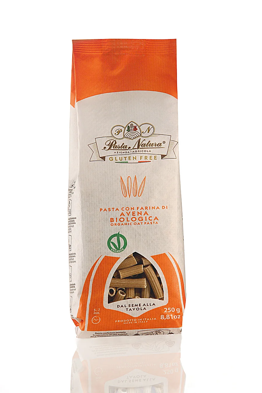 PASTA NATURA Ovsené cestoviny BIO Makaróny 250 g