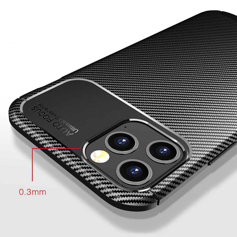 Puzdro Carbon Bush Elite pre Xiaomi 12 Pro - Čierna