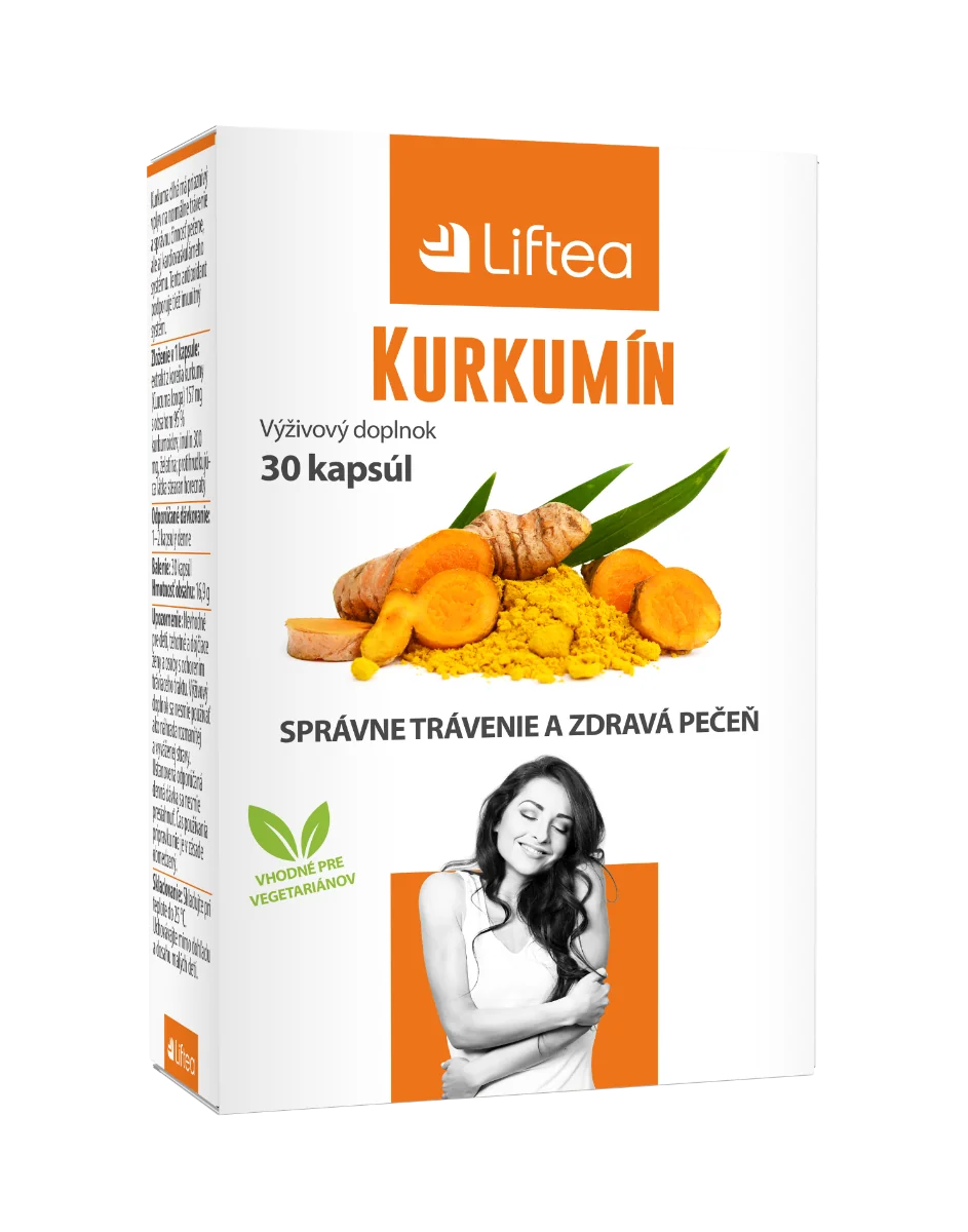 LIFTEA Kurkumín 1×30 cps, výživový doplnok