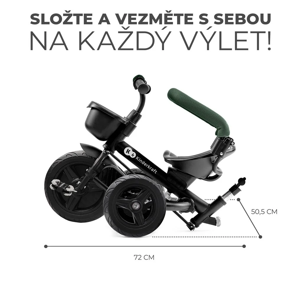 Trojkolka Aveo Mystic Green