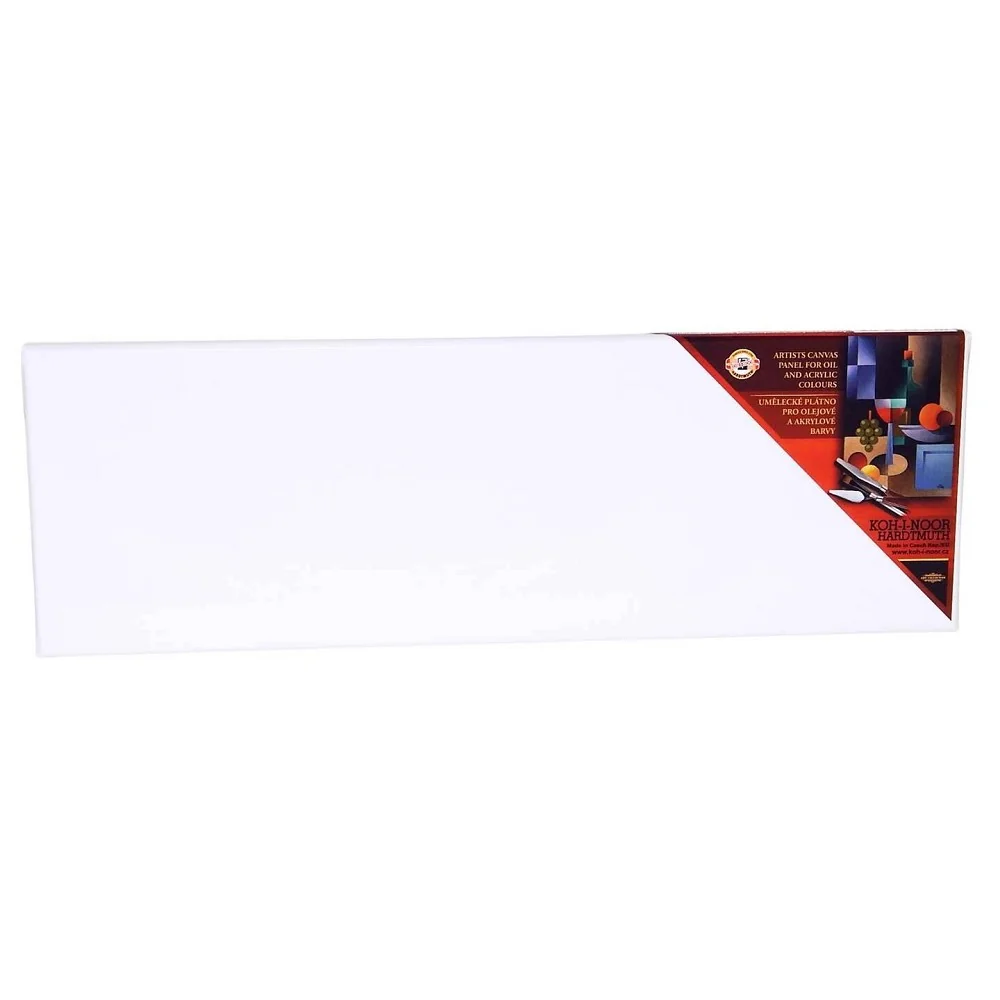 Maliarske plátno na ráme 20 × 60 cm Bavlnené, biele