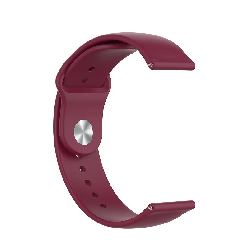 BStrap Silicone remienok na Garmin Venu 2S vine red