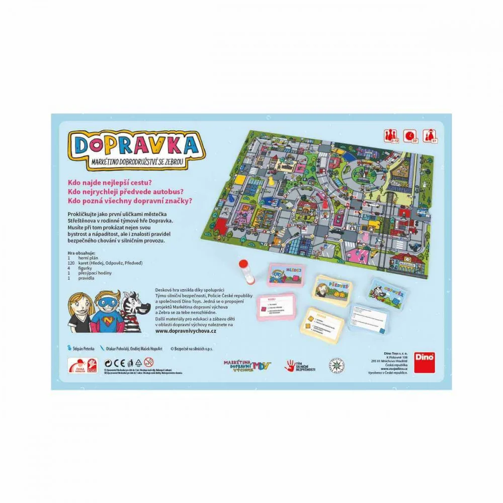 Spoločenská hra Dopravka-DINOTOYS
