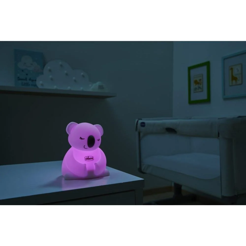 Chicco Soft Lamp silikónová nočná lampa Koala 