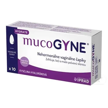 mucoGYNE 1×10 ks, vaginálne čapíky