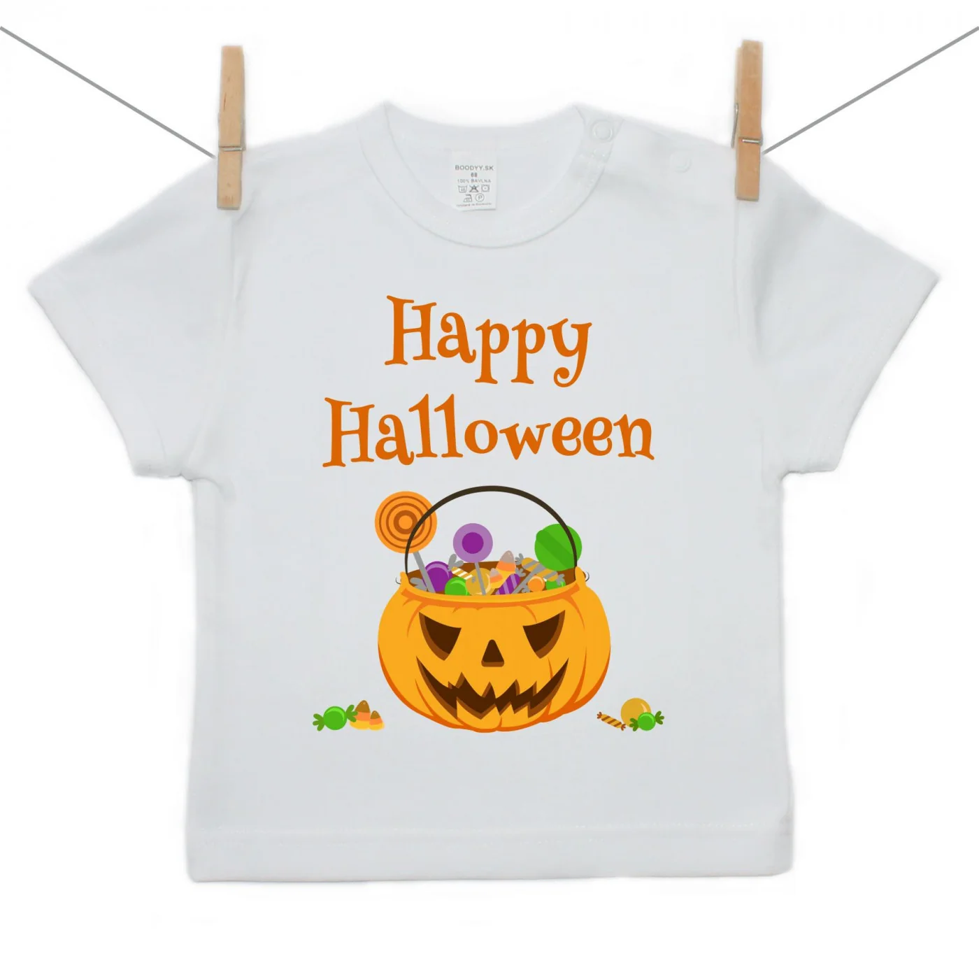 Boodyy Tričko s krátkym rukávom Happy Halloween Veľkosť: 104