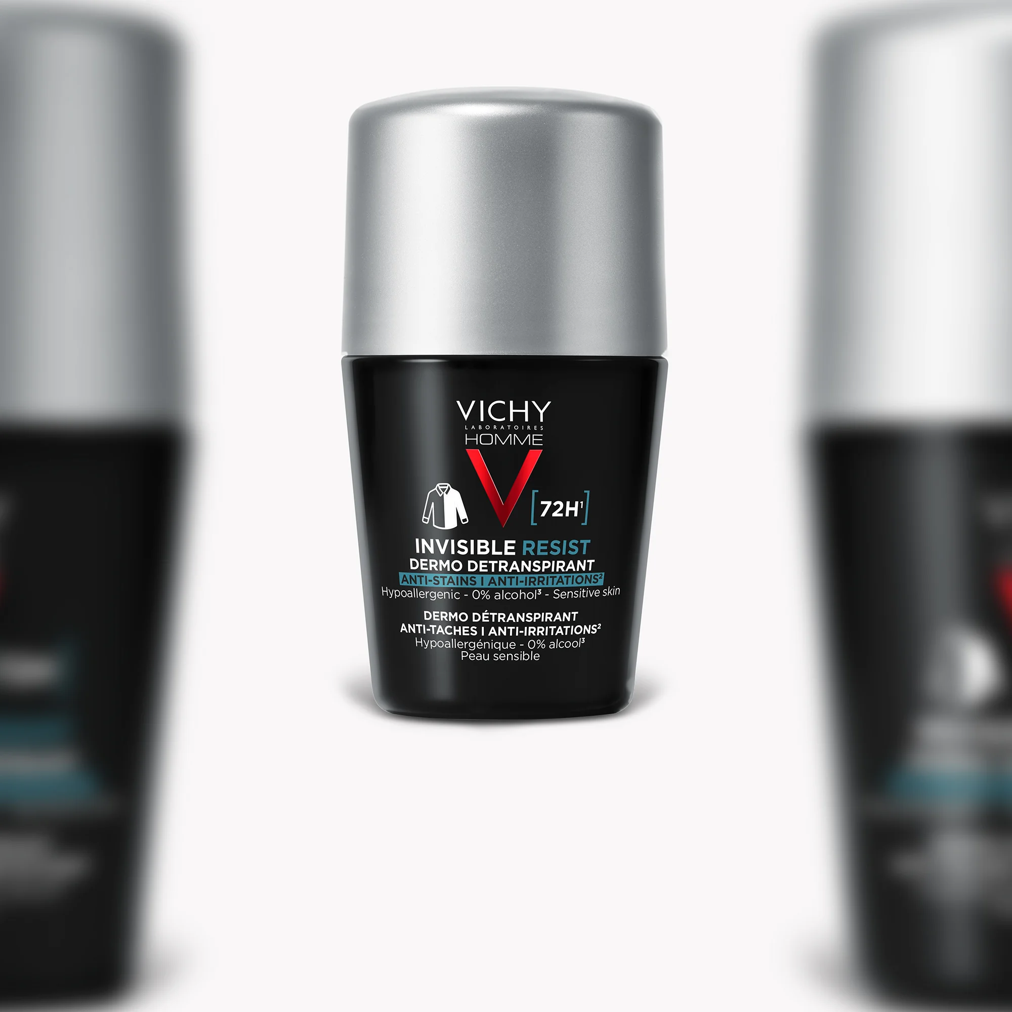 VICHY HOMME Invisible Resist 72H Antiperspirant 1×50 ml, antiperspirant